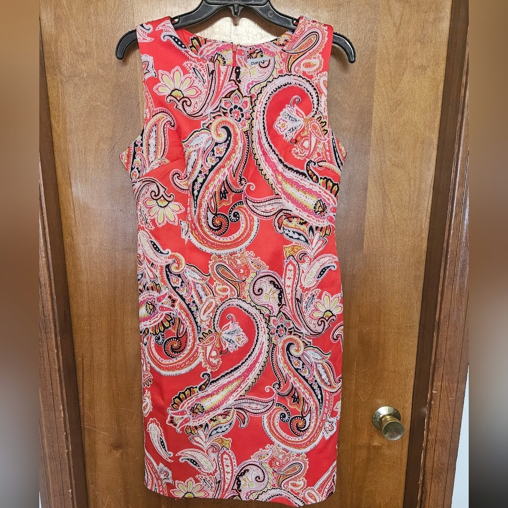 Shelby & Palmer Coral Paisley Dress